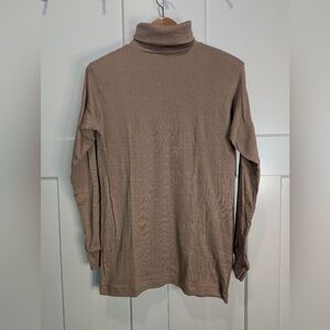 Women's Stanfield Poly/Cotton Ribbed Turtleneck Top Size L